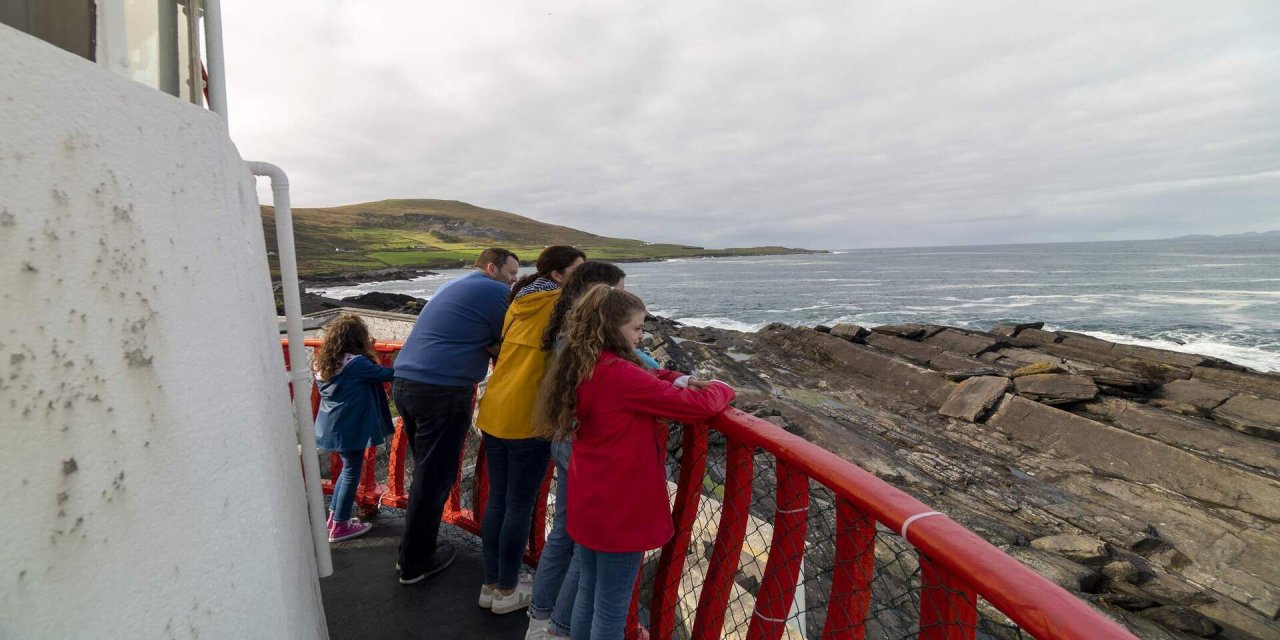 Family touring valentia islamd