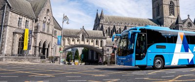 aircoach bus at christ church dublin